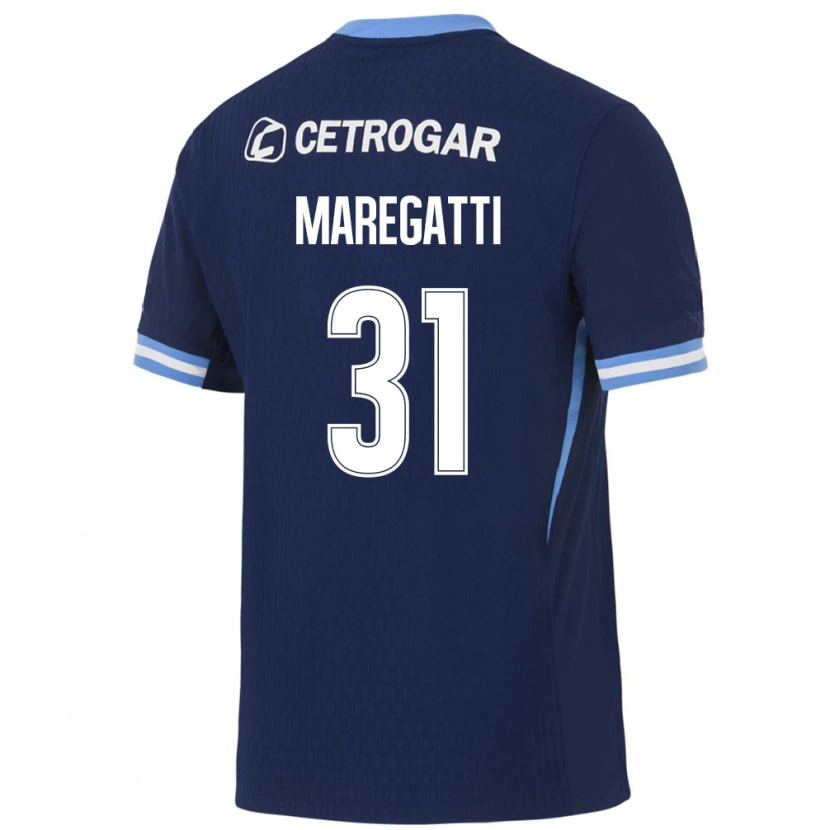 Danxen Homem Camisola Dolores Maregatti #31 Azul Real Azul Claro Branco Alternativa 2026/27 Camisa Brasil