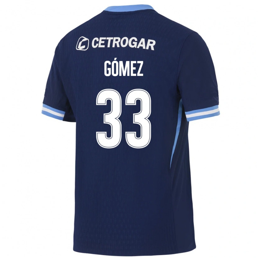 Danxen Homem Camisola Rocío Gómez #33 Azul Real Azul Claro Branco Alternativa 2026/27 Camisa Brasil