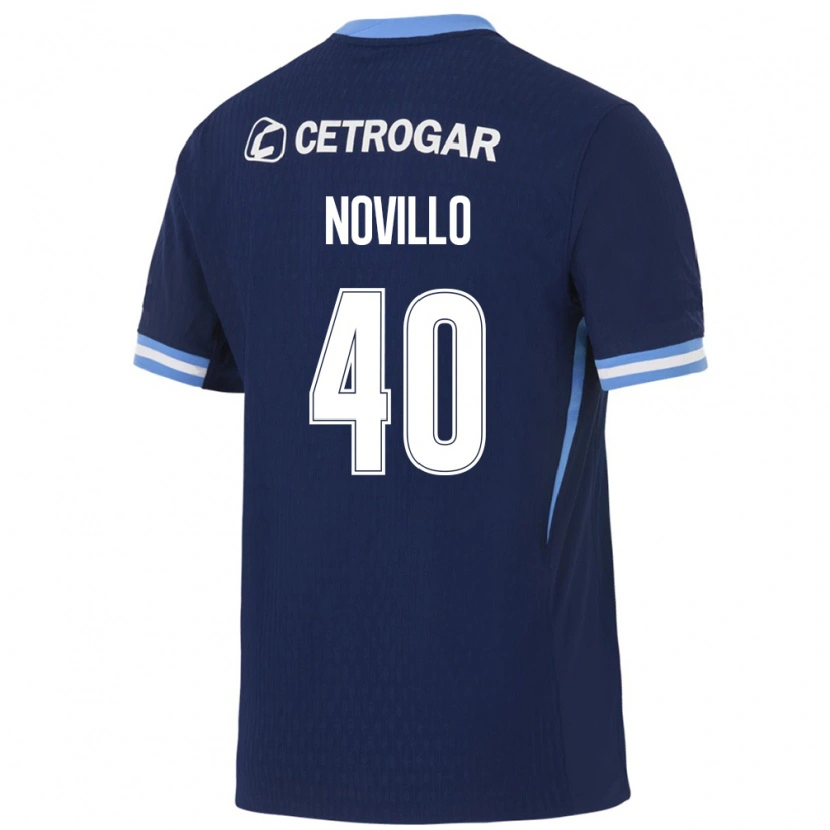 Danxen Homem Camisola Joaquin Novillo #40 Azul Real Azul Claro Branco Alternativa 2026/27 Camisa Brasil