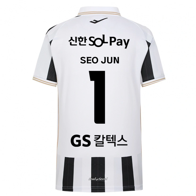 Danxen Homem Camisola Seo-Jun Lee #1 Branco Preto Alternativa 2026/27 Camisa Brasil
