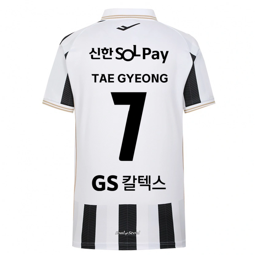 Danxen Homem Camisola Tae-Gyeong Kang #7 Branco Preto Alternativa 2026/27 Camisa Brasil