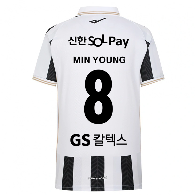 Danxen Homem Camisola Min-Young Gwak #8 Branco Preto Alternativa 2026/27 Camisa Brasil