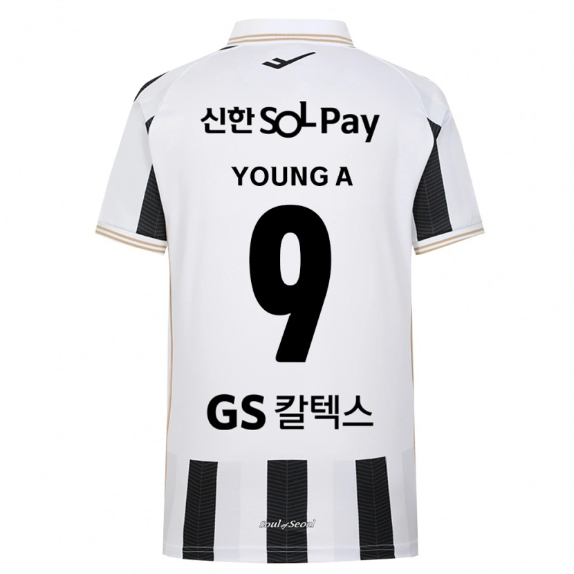Danxen Homem Camisola Young-A Yoo #9 Branco Preto Alternativa 2026/27 Camisa Brasil