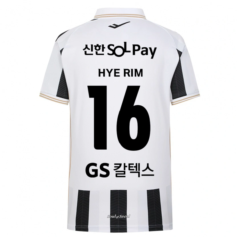Danxen Homem Camisola Hye-Rim Kang #16 Branco Preto Alternativa 2026/27 Camisa Brasil