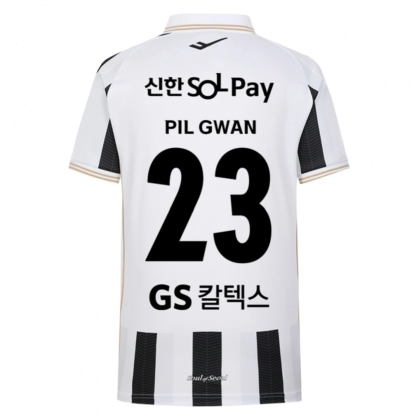 Danxen Homem Camisola Pil-Gwan Ko #23 Branco Preto Alternativa 2026/27 Camisa Brasil