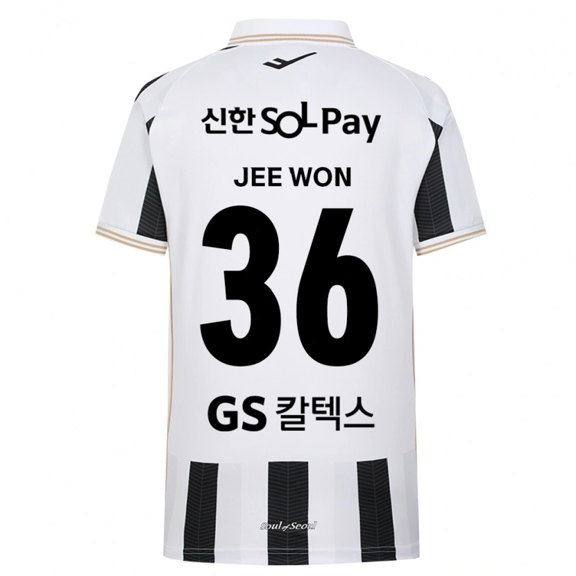 Danxen Homem Camisola Jee-Won Kim #36 Branco Preto Alternativa 2026/27 Camisa Brasil