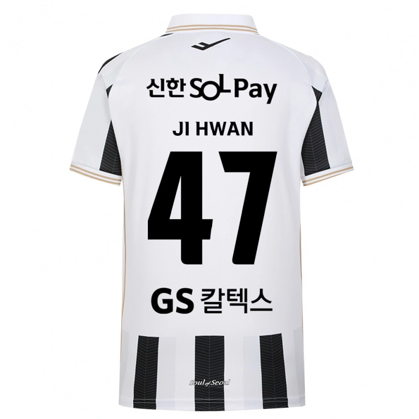 Danxen Homem Camisola Ji-Hwan Moon #47 Branco Preto Alternativa 2026/27 Camisa Brasil