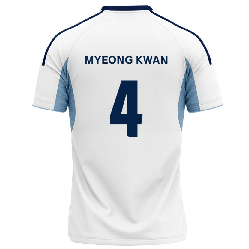 Danxen Homem Camisola Myeong-Kwan Seo #4 Azul Real Branco Alternativa 2026/27 Camisa Brasil