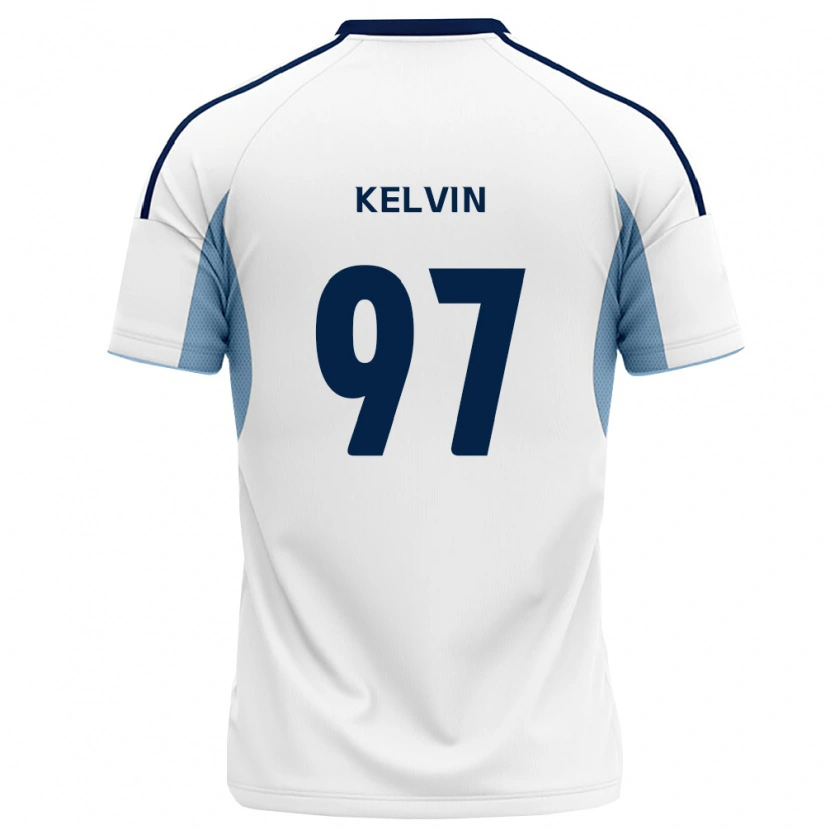Danxen Homem Camisola Kelvin #97 Azul Real Branco Alternativa 2026/27 Camisa Brasil