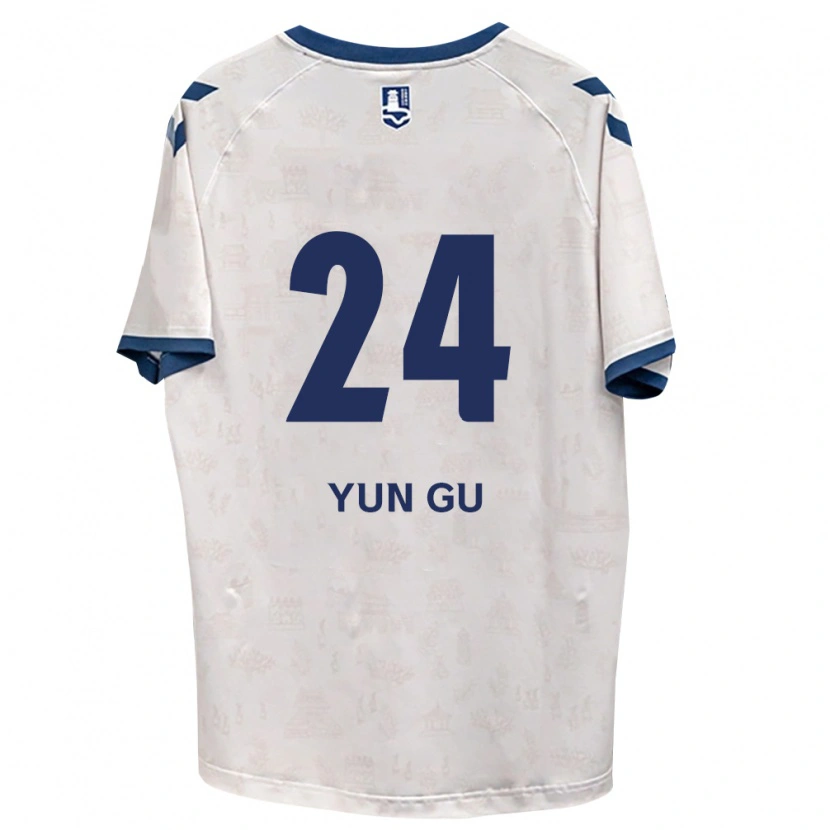 Danxen Homem Camisola Yun-Gu Gang #24 Azul Real Branco Alternativa 2026/27 Camisa Brasil