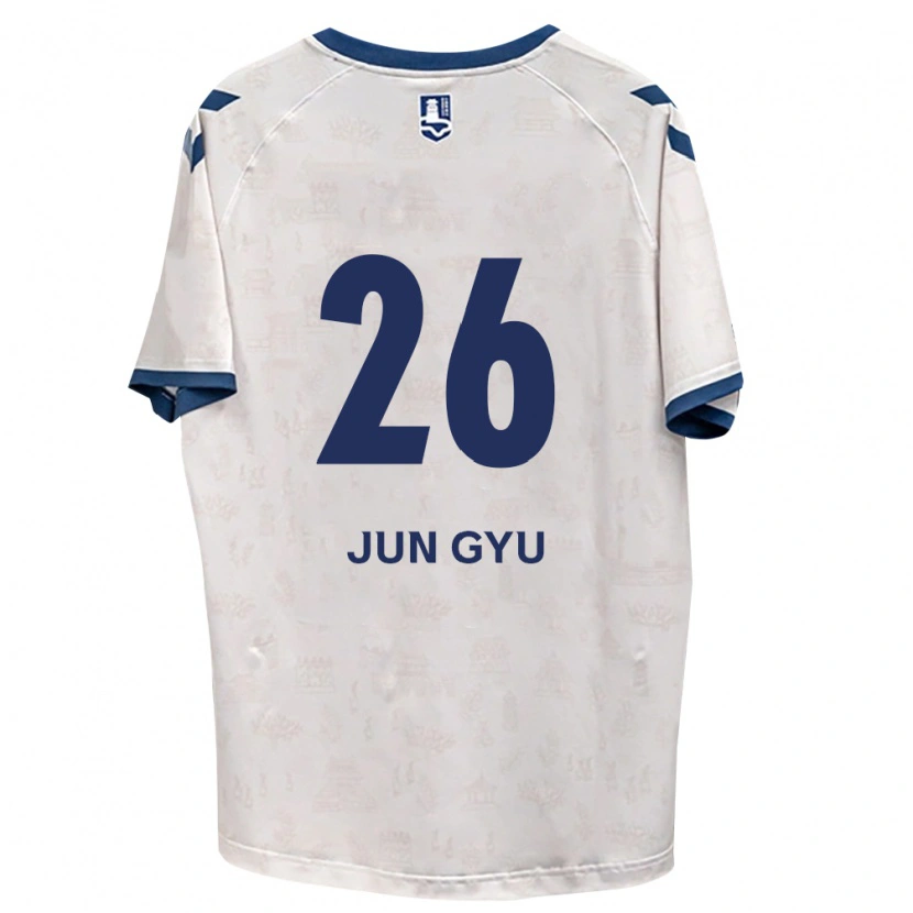 Danxen Homem Camisola Jun-Gyu Ahn #26 Azul Real Branco Alternativa 2026/27 Camisa Brasil