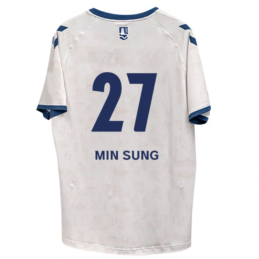 Danxen Homem Camisola Min-Sung Kang #27 Azul Real Branco Alternativa 2026/27 Camisa Brasil