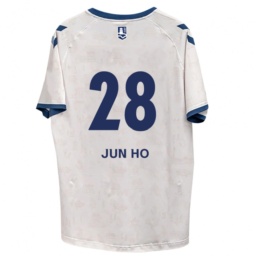 Danxen Homem Camisola Jun-Ho Son #28 Azul Real Branco Alternativa 2026/27 Camisa Brasil