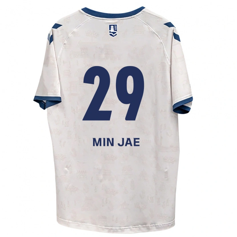 Danxen Homem Camisola Min-Jae Kang #29 Azul Real Branco Alternativa 2026/27 Camisa Brasil