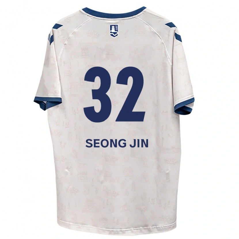 Danxen Homem Camisola Seong-Jin Park #32 Azul Real Branco Alternativa 2026/27 Camisa Brasil
