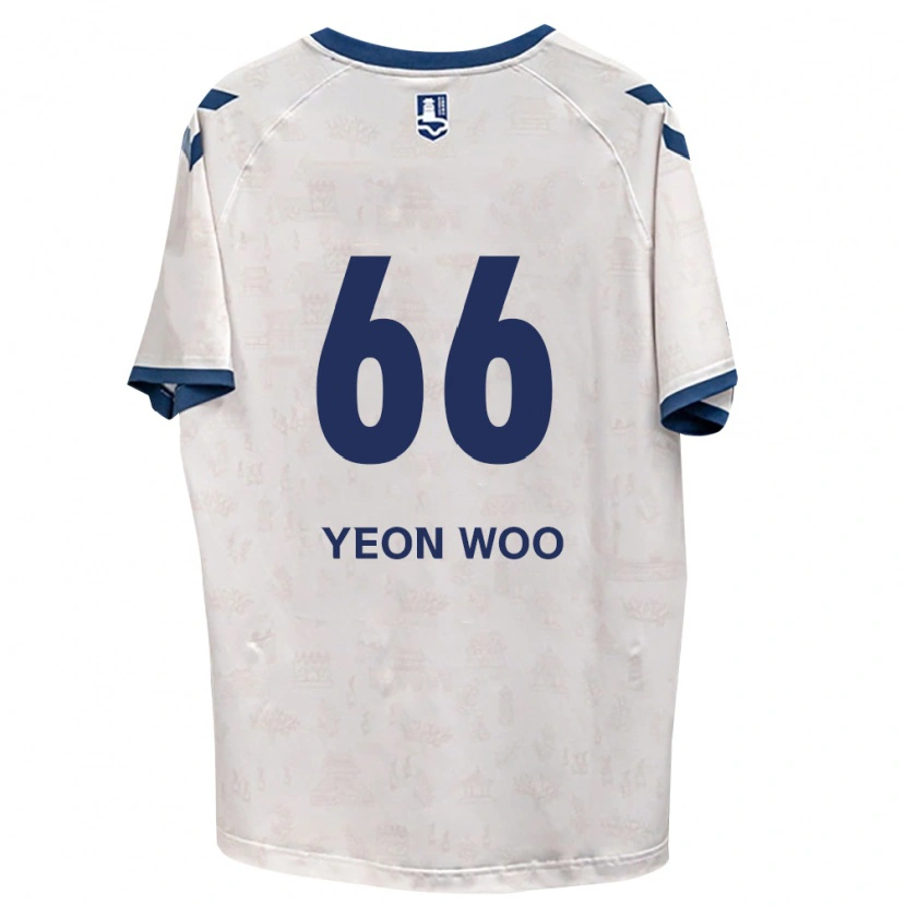 Danxen Homem Camisola Yeon-Woo Jang #66 Azul Real Branco Alternativa 2026/27 Camisa Brasil