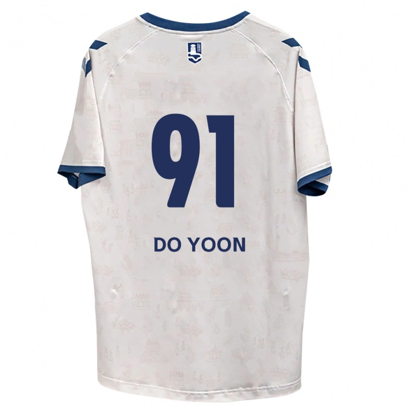 Danxen Homem Camisola Do-Yoon Kim #91 Azul Real Branco Alternativa 2026/27 Camisa Brasil