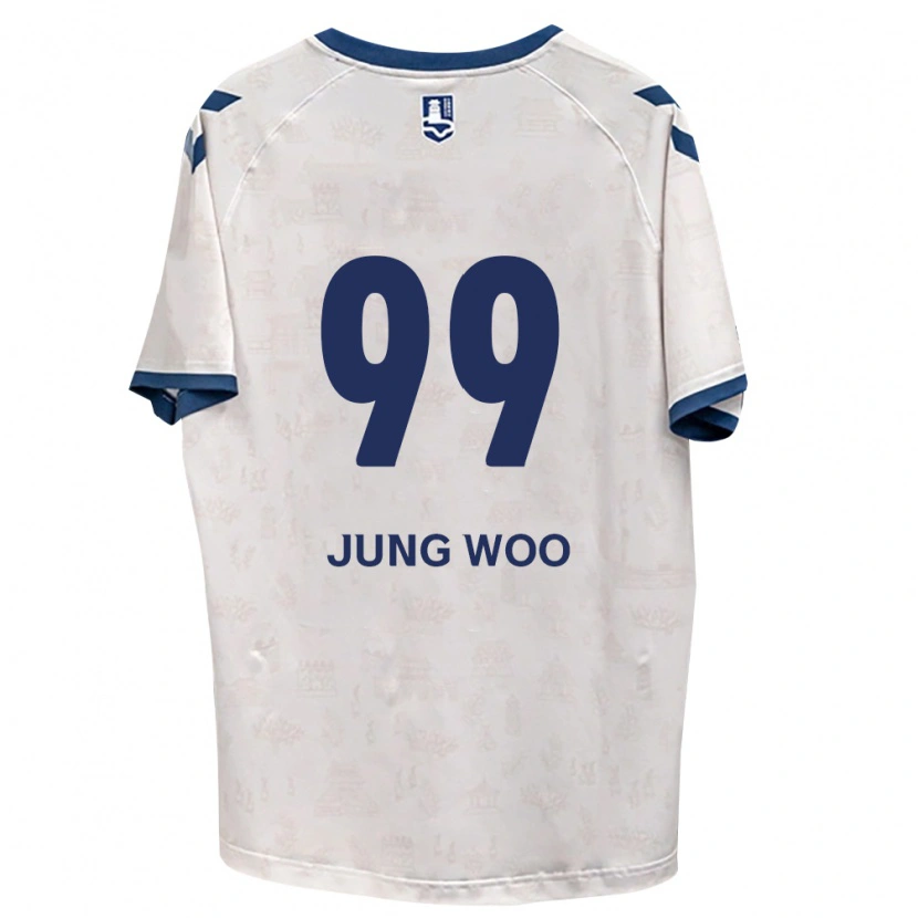 Danxen Homem Camisola Jung-Woo Ha #99 Azul Real Branco Alternativa 2026/27 Camisa Brasil