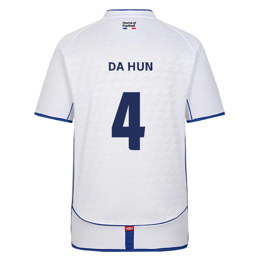 Danxen Homem Camisola Da-Hun Choi #4 Preto Branco Vermelho Alternativa 2026/27 Camisa Brasil