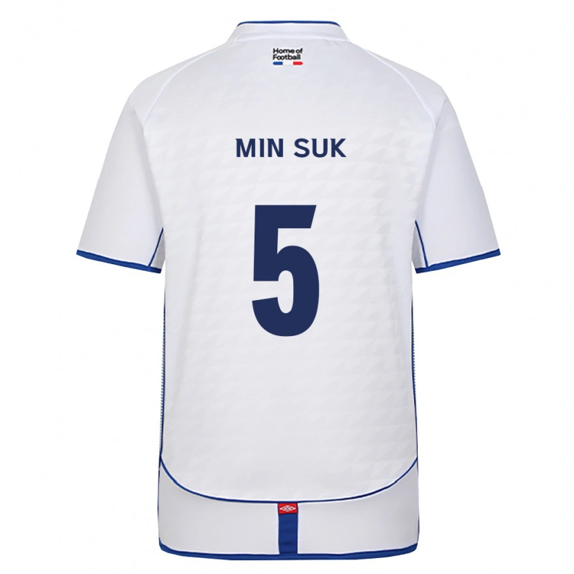 Danxen Homem Camisola Min Suk #5 Preto Branco Vermelho Alternativa 2026/27 Camisa Brasil