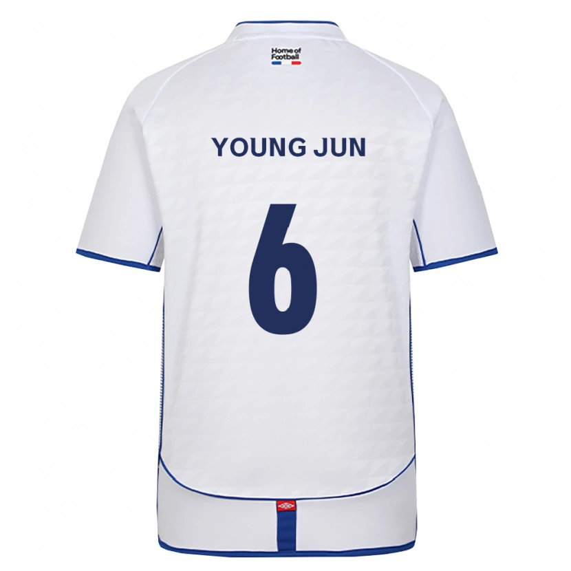 Danxen Homem Camisola Young-Jun Choi #6 Preto Branco Vermelho Alternativa 2026/27 Camisa Brasil