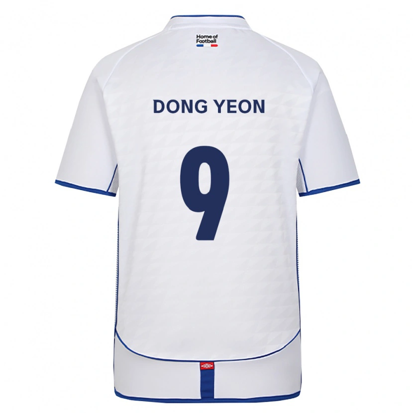 Danxen Homem Camisola Dong-Yeon Kim #9 Preto Branco Vermelho Alternativa 2026/27 Camisa Brasil