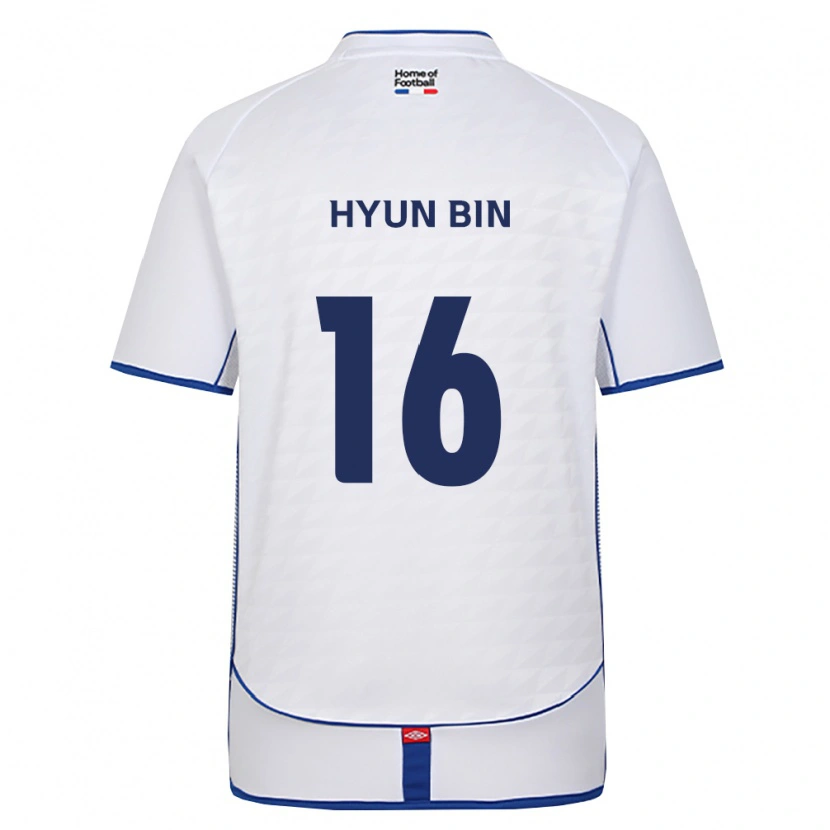 Danxen Homem Camisola Hyun-Bin Park #16 Preto Branco Vermelho Alternativa 2026/27 Camisa Brasil