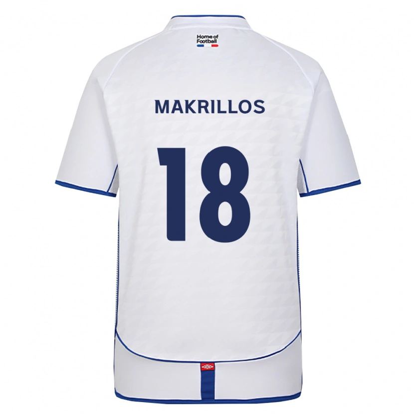 Danxen Homem Camisola Peter Makrillos #18 Preto Branco Vermelho Alternativa 2026/27 Camisa Brasil