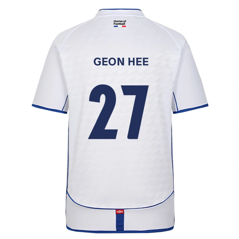 Danxen Homem Camisola Geon-Hee Lee #27 Preto Branco Vermelho Alternativa 2026/27 Camisa Brasil