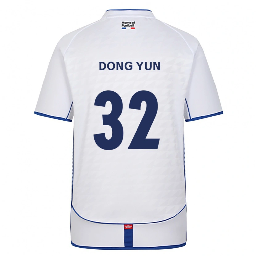 Danxen Homem Camisola Dong-Yun Jeong #32 Preto Branco Vermelho Alternativa 2026/27 Camisa Brasil