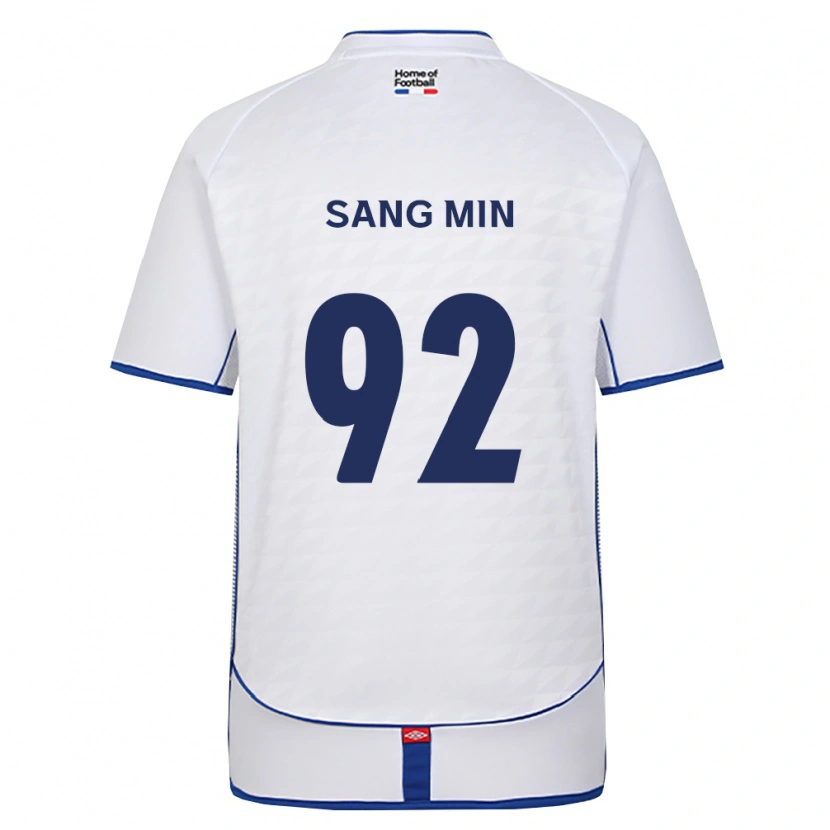 Danxen Homem Camisola Sang-Min Lee #92 Preto Branco Vermelho Alternativa 2026/27 Camisa Brasil
