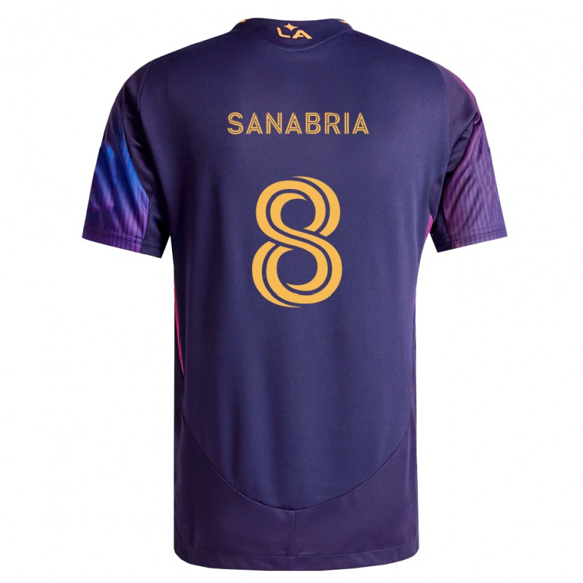 Danxen Homem Camisola Lucas Sanabria #8 Roxo Escuro Amarelo Alternativa 2026/27 Camisa Brasil
