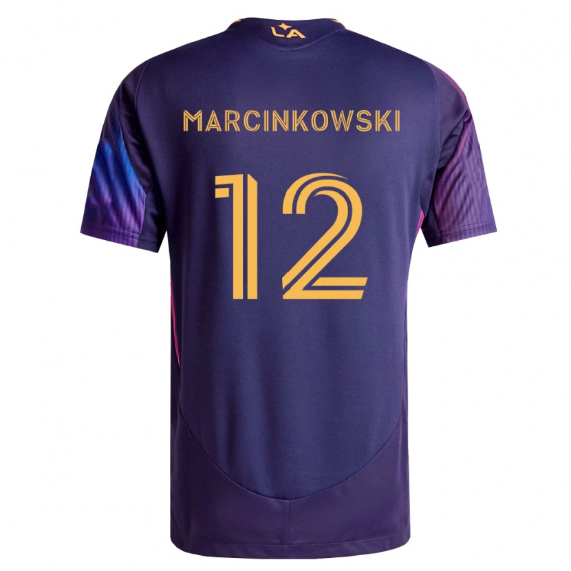 Danxen Homem Camisola Jt Marcinkowski #12 Roxo Escuro Amarelo Alternativa 2026/27 Camisa Brasil