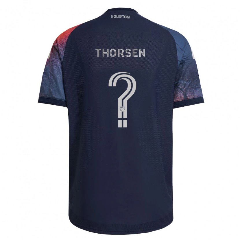 Danxen Homem Camisola Liam Thorsen #0 Azul Profundo Branco Laranja Alternativa 2026/27 Camisa Brasil