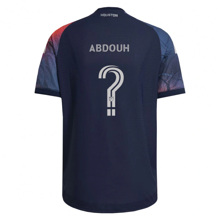 Danxen Homem Camisola Adam Abdouh #0 Azul Profundo Branco Laranja Alternativa 2026/27 Camisa Brasil