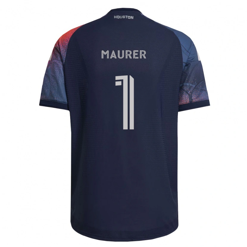 Danxen Homem Camisola Jimmy Maurer #1 Azul Profundo Branco Laranja Alternativa 2026/27 Camisa Brasil
