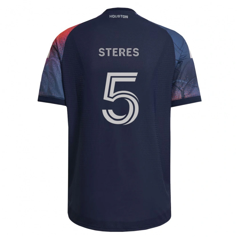Danxen Homem Camisola Daniel Steres #5 Azul Profundo Branco Laranja Alternativa 2026/27 Camisa Brasil