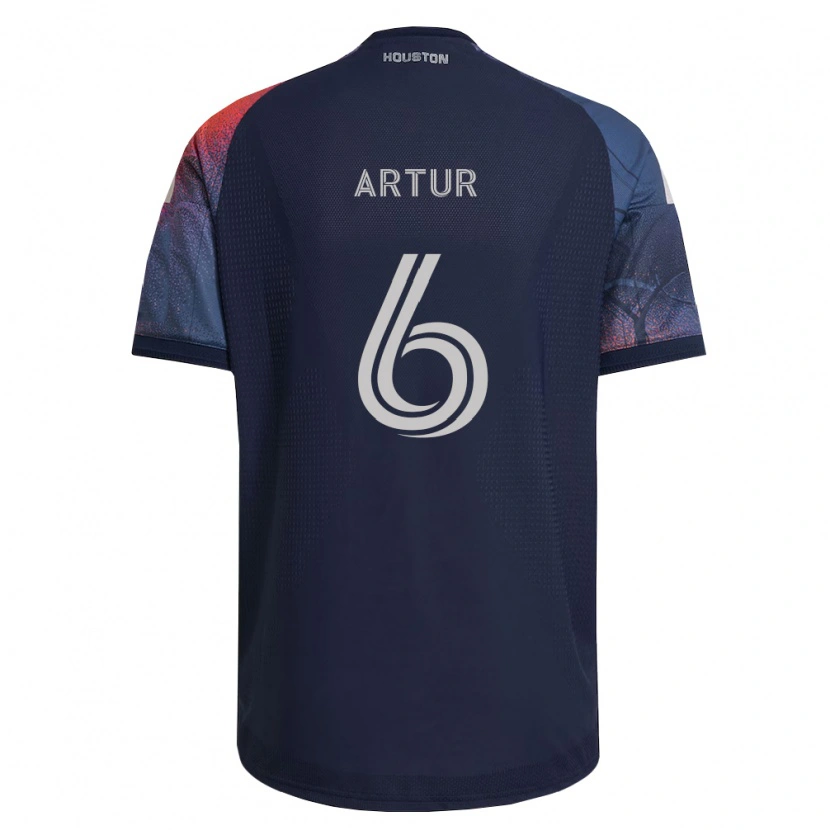 Danxen Homem Camisola José Artur De Lima Júnior #6 Azul Profundo Branco Laranja Alternativa 2026/27 Camisa Brasil
