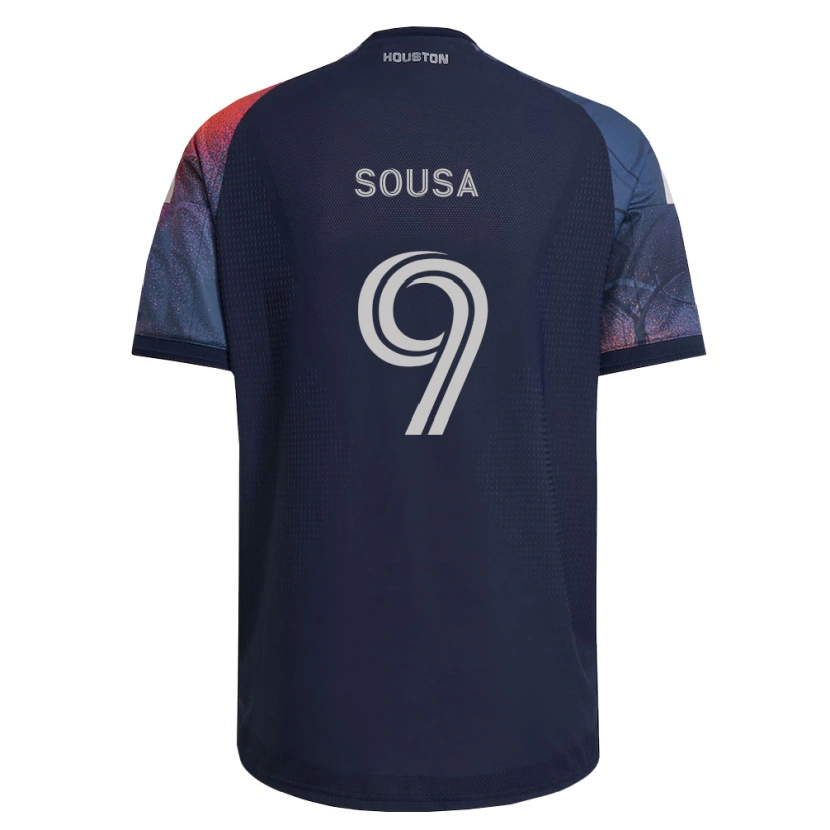 Danxen Homem Camisola Arthur Sousa #9 Azul Profundo Branco Laranja Alternativa 2026/27 Camisa Brasil