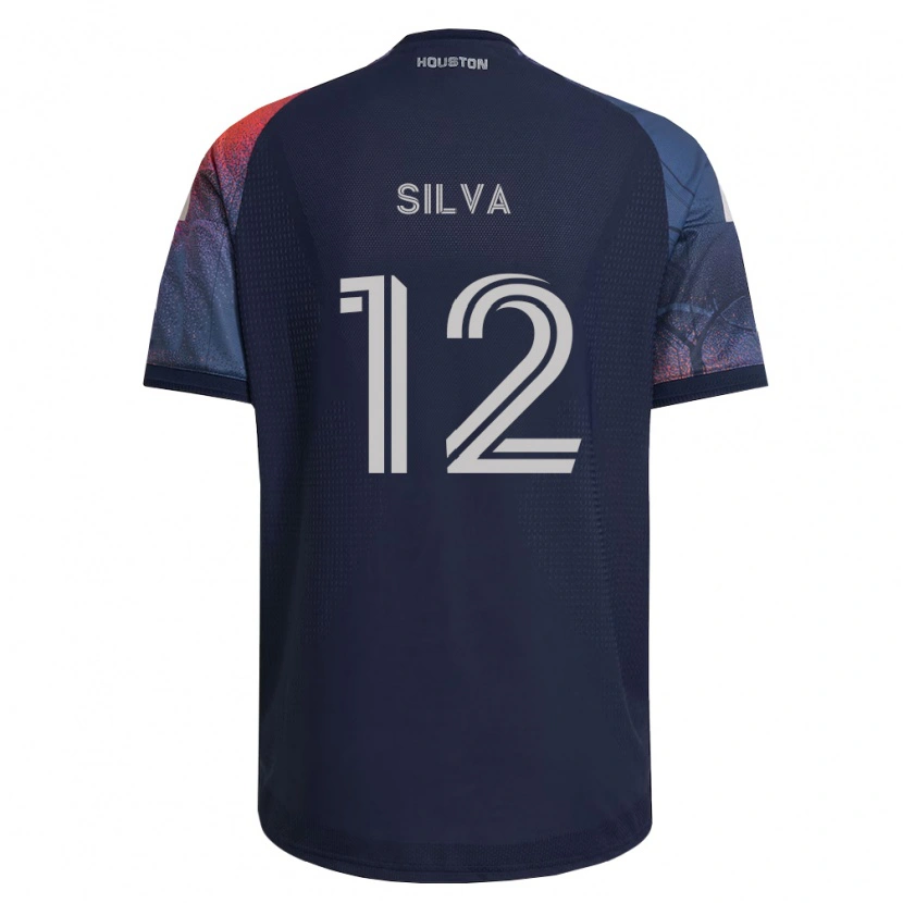 Danxen Homem Camisola Vinicius Silva #12 Azul Profundo Branco Laranja Alternativa 2026/27 Camisa Brasil