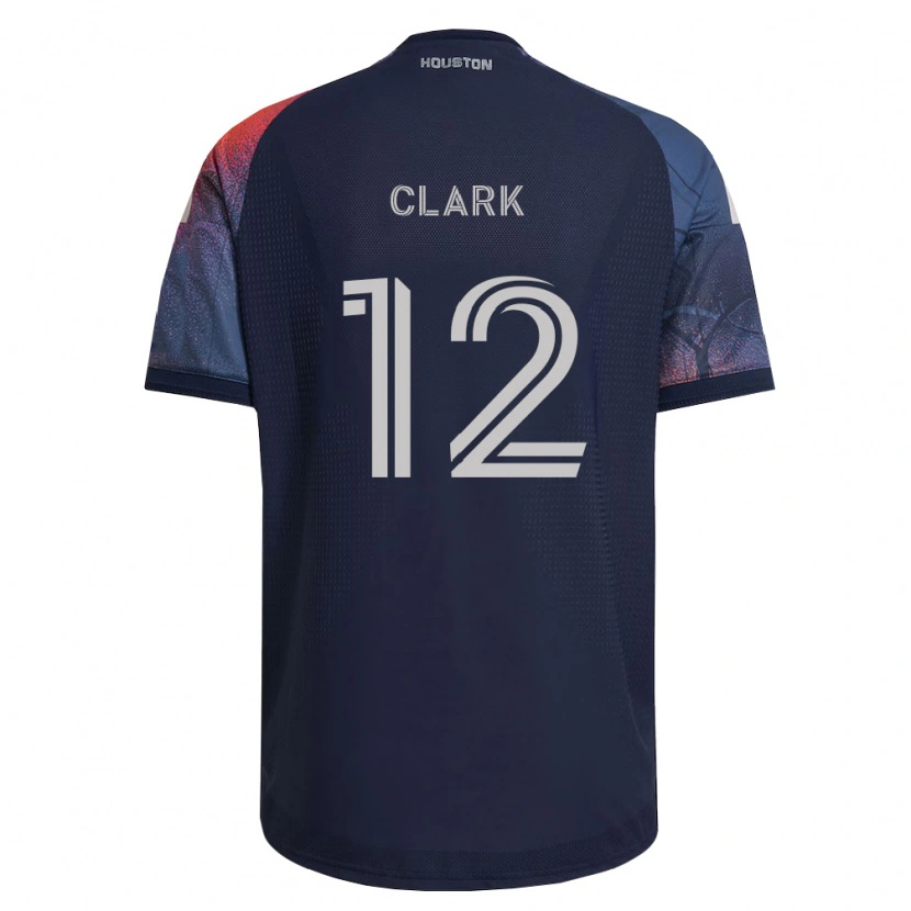 Danxen Homem Camisola Steve Clark #12 Azul Profundo Branco Laranja Alternativa 2026/27 Camisa Brasil