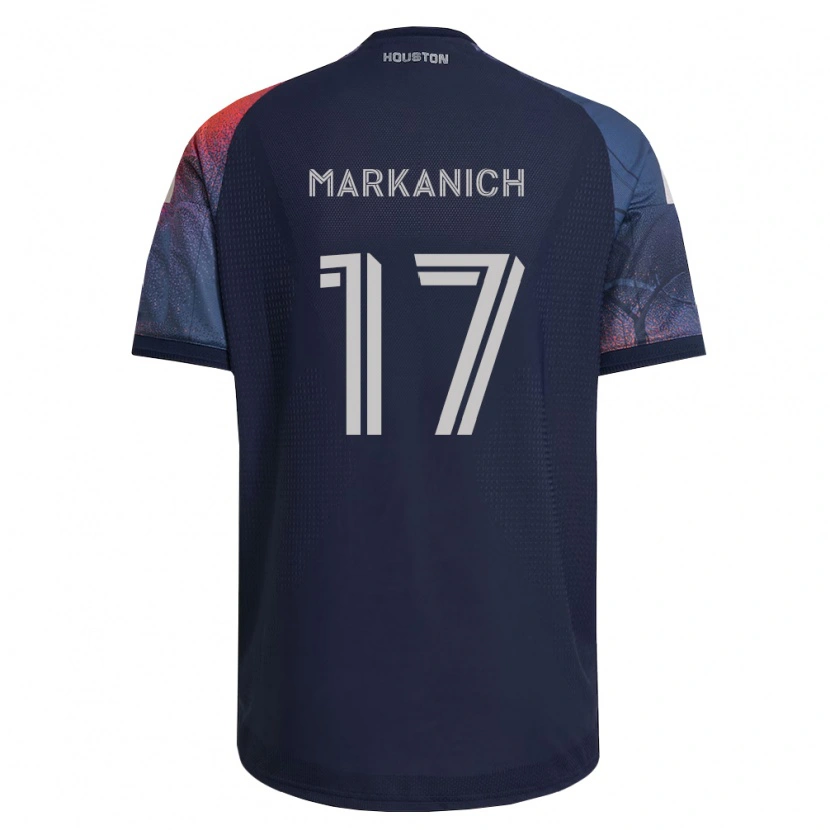 Danxen Homem Camisola Nick Markanich #17 Azul Profundo Branco Laranja Alternativa 2026/27 Camisa Brasil