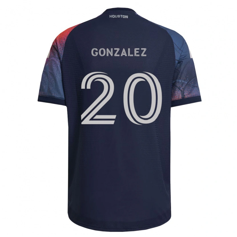 Danxen Homem Camisola Christopher Gonzalez #20 Azul Profundo Branco Laranja Alternativa 2026/27 Camisa Brasil