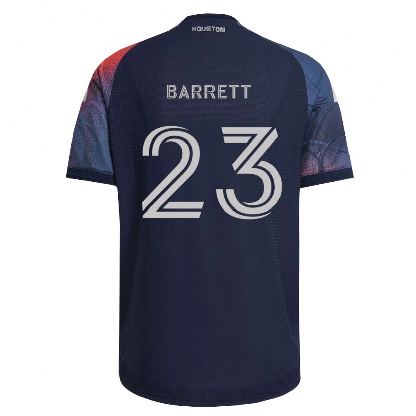 Danxen Homem Camisola Daniel Barrett #23 Azul Profundo Branco Laranja Alternativa 2026/27 Camisa Brasil