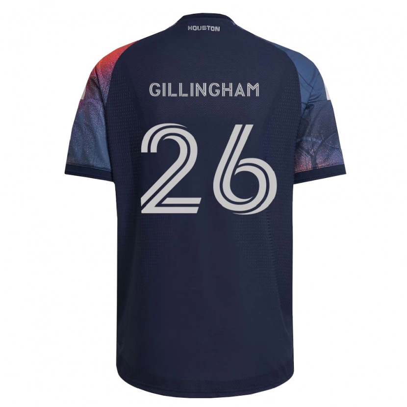 Danxen Homem Camisola Blake Gillingham #26 Azul Profundo Branco Laranja Alternativa 2026/27 Camisa Brasil