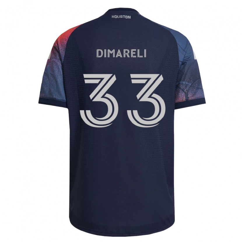 Danxen Homem Camisola Mattheo Dimareli #33 Azul Profundo Branco Laranja Alternativa 2026/27 Camisa Brasil