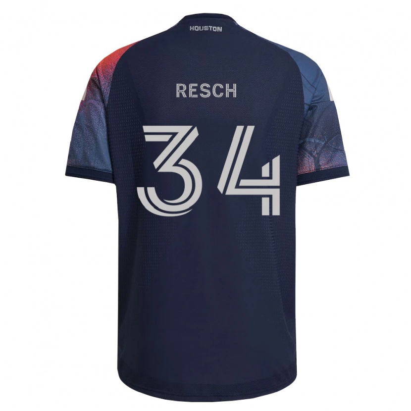 Danxen Homem Camisola Agustin Resch #34 Azul Profundo Branco Laranja Alternativa 2026/27 Camisa Brasil