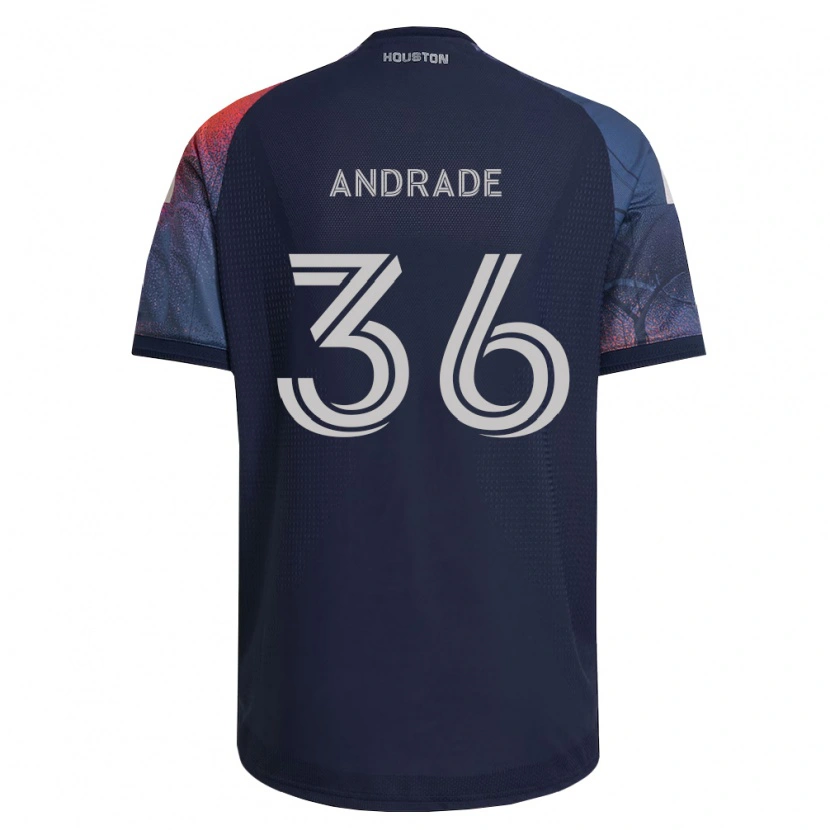 Danxen Homem Camisola Felipe Andrade #36 Azul Profundo Branco Laranja Alternativa 2026/27 Camisa Brasil