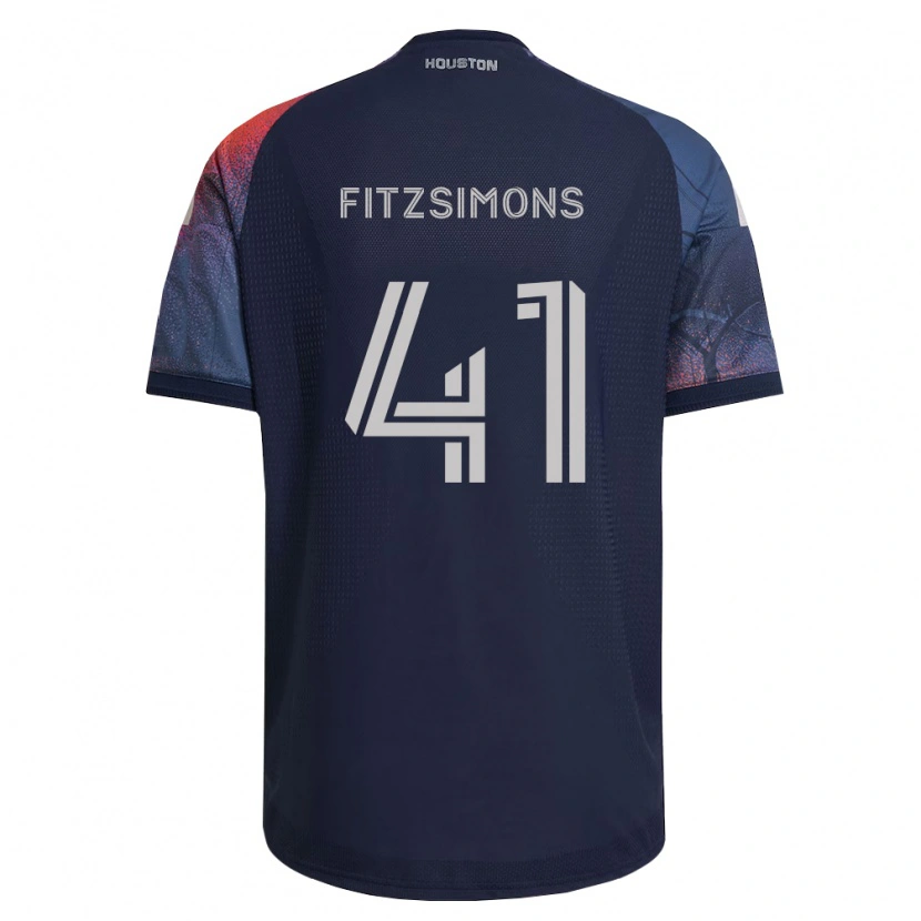 Danxen Homem Camisola Brogan Fitzsimons #41 Azul Profundo Branco Laranja Alternativa 2026/27 Camisa Brasil