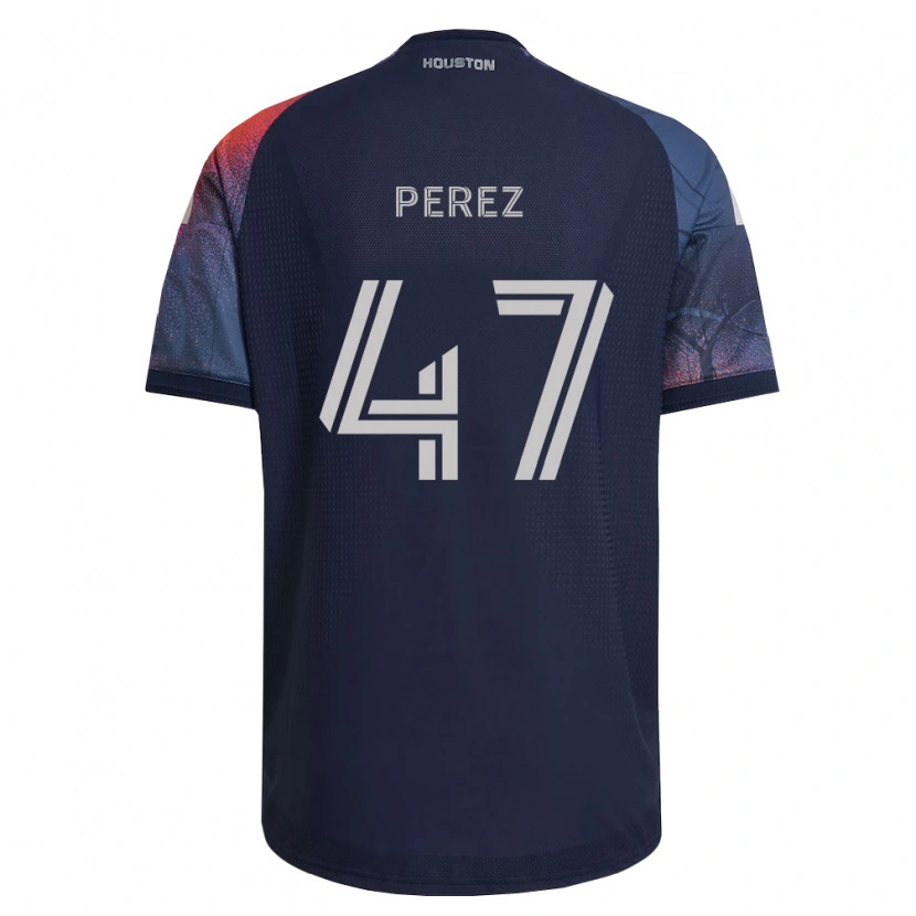 Danxen Homem Camisola Jaizhiño Perez #47 Azul Profundo Branco Laranja Alternativa 2026/27 Camisa Brasil